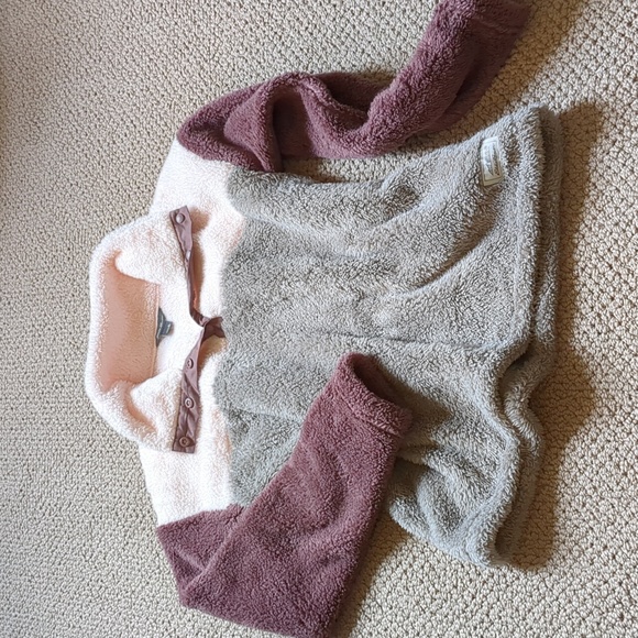 Eddie Bauer 1/4 snap color block Fleece Pullover M - Picture 12 of 12